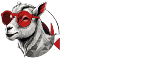 Little Goat web design and online marketing - white logo